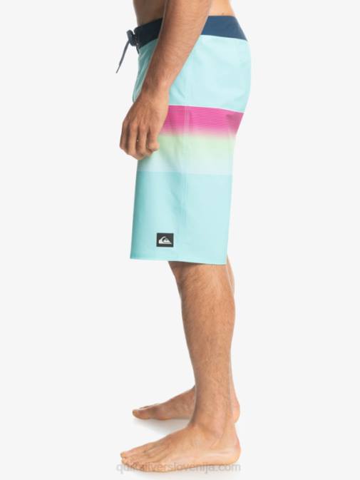 Quiksilver PJ4H1410 moški angelsko modra surfsilk slab 21 kratke hlače za desko