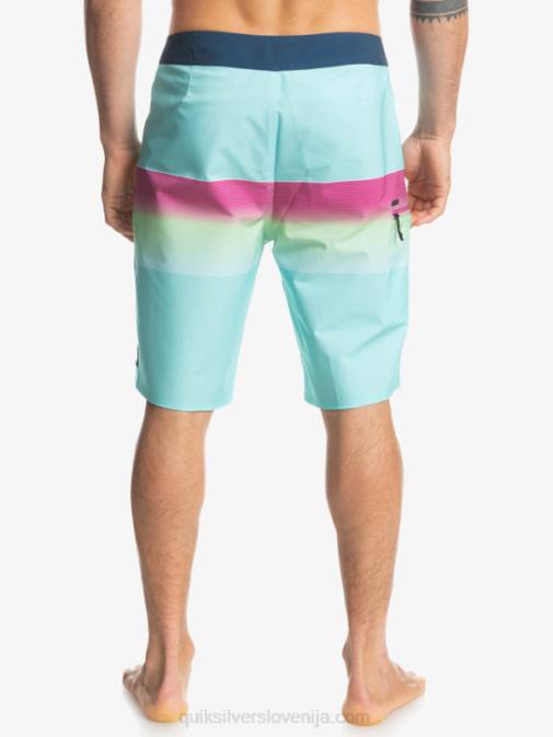 Quiksilver PJ4H1410 moški angelsko modra surfsilk slab 21 kratke hlače za desko