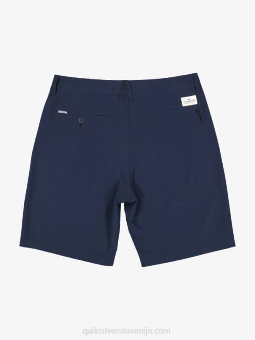 Quiksilver PJ4H142 moški mornarsko modri blazer kratke hlače ocean union amphibian 20 hybrid