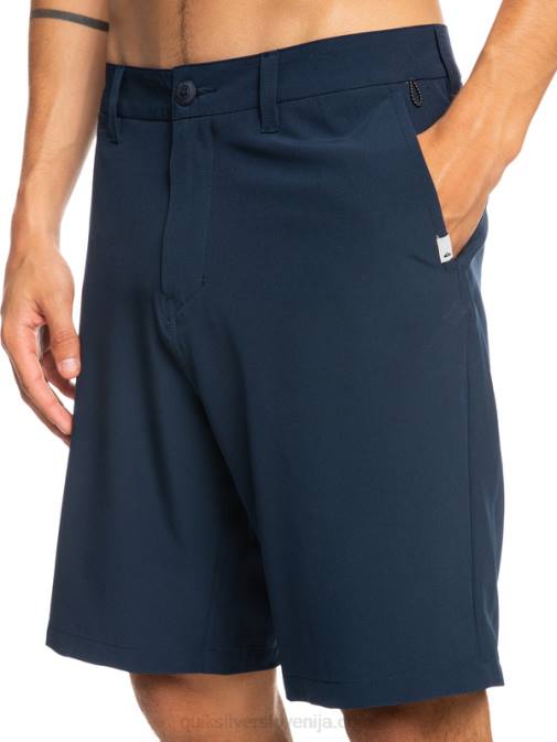 Quiksilver PJ4H142 moški mornarsko modri blazer kratke hlače ocean union amphibian 20 hybrid