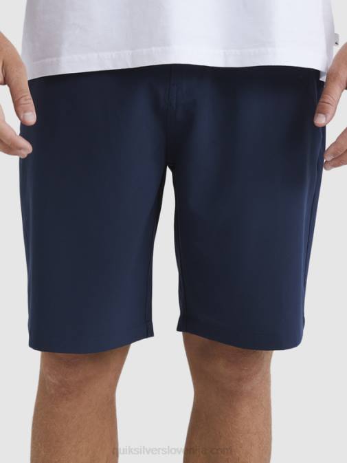 Quiksilver PJ4H142 moški mornarsko modri blazer kratke hlače ocean union amphibian 20 hybrid