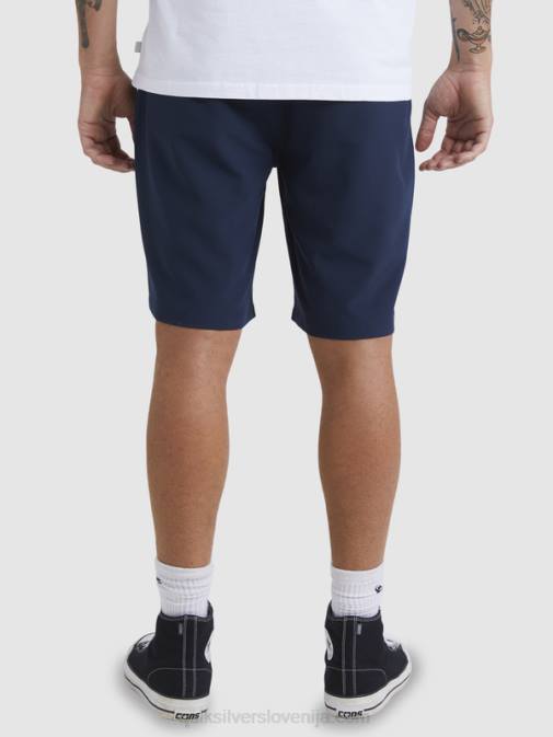 Quiksilver PJ4H142 moški mornarsko modri blazer kratke hlače ocean union amphibian 20 hybrid