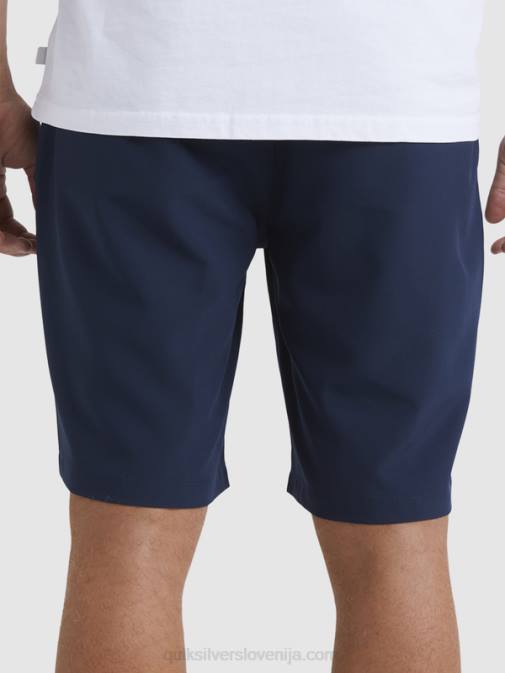 Quiksilver PJ4H142 moški mornarsko modri blazer kratke hlače ocean union amphibian 20 hybrid