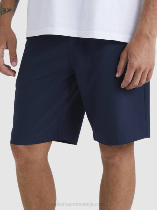 Quiksilver PJ4H142 moški mornarsko modri blazer kratke hlače ocean union amphibian 20 hybrid