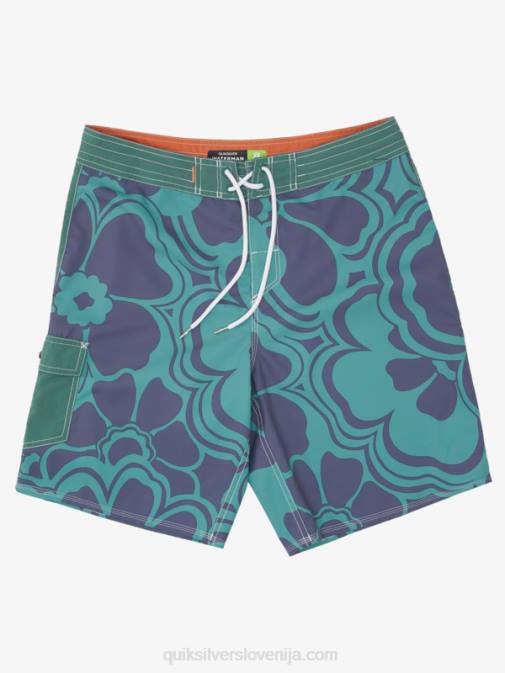 Quiksilver PJ4H1437 moški dim borov povratek kratke hlače za desko waterman throwback print 19