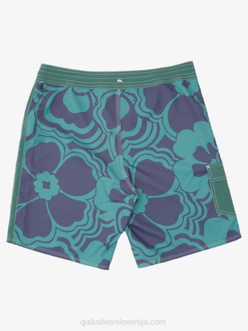 Quiksilver PJ4H1437 moški dim borov povratek kratke hlače za desko waterman throwback print 19