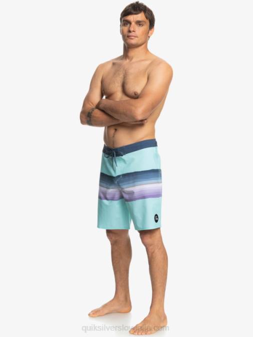 Quiksilver PJ4H1438 moški angelsko modra surfsilk resin tint 19 kratke hlače za desko