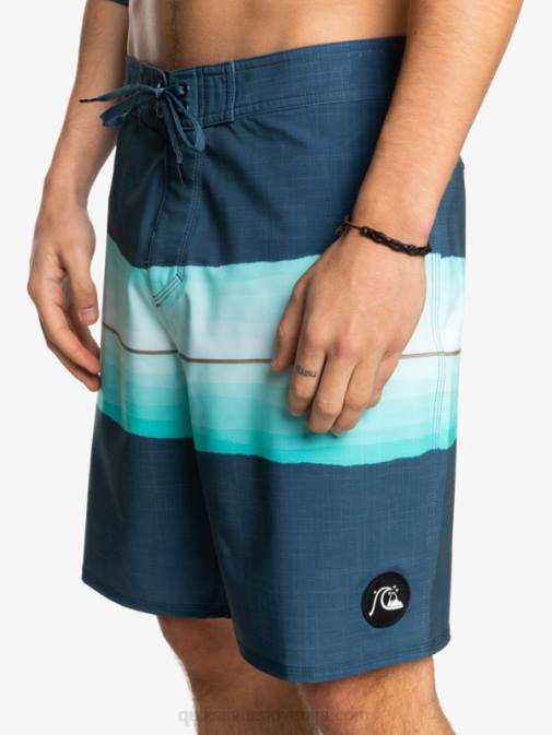 Quiksilver PJ4H1441 moški insignija modra surfsilk resin tint 19 kratke hlače za desko