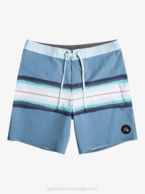 Quiksilver PJ4H1444 moški kapitani modri surfsilk resin tint 19 kratke hlače za desko