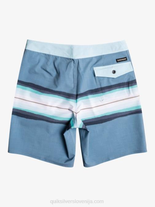 Quiksilver PJ4H1444 moški kapitani modri surfsilk resin tint 19 kratke hlače za desko