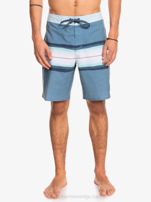 Quiksilver PJ4H1444 moški kapitani modri surfsilk resin tint 19 kratke hlače za desko