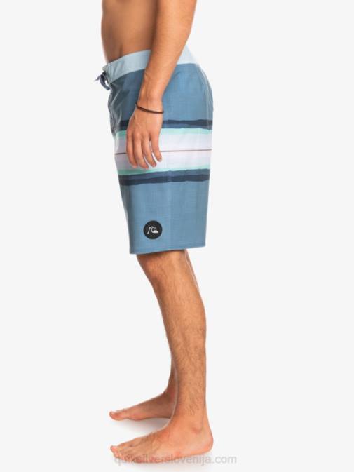 Quiksilver PJ4H1444 moški kapitani modri surfsilk resin tint 19 kratke hlače za desko