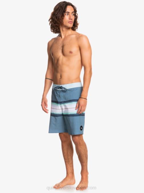 Quiksilver PJ4H1444 moški kapitani modri surfsilk resin tint 19 kratke hlače za desko
