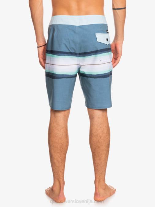Quiksilver PJ4H1444 moški kapitani modri surfsilk resin tint 19 kratke hlače za desko