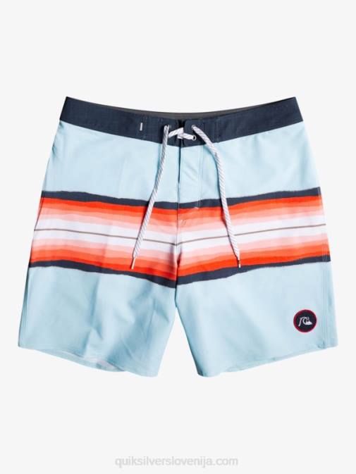 Quiksilver PJ4H1447 moški modro siva surfsilk resin tint 19 kratke hlače za desko
