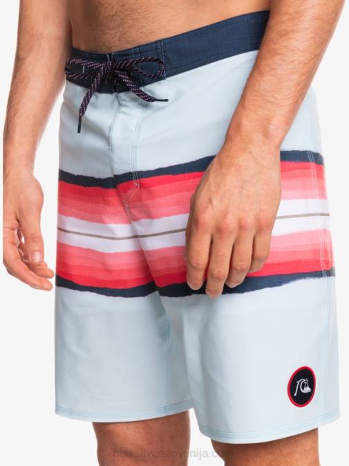Quiksilver PJ4H1447 moški modro siva surfsilk resin tint 19 kratke hlače za desko