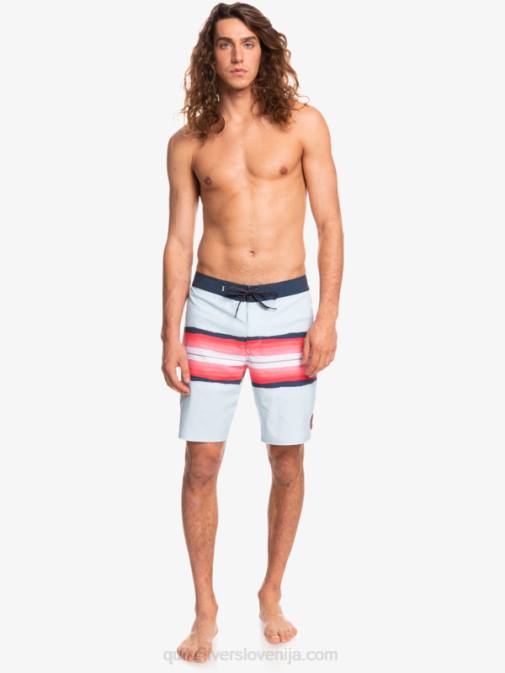 Quiksilver PJ4H1447 moški modro siva surfsilk resin tint 19 kratke hlače za desko