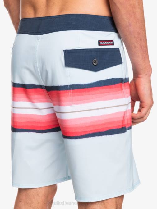 Quiksilver PJ4H1447 moški modro siva surfsilk resin tint 19 kratke hlače za desko