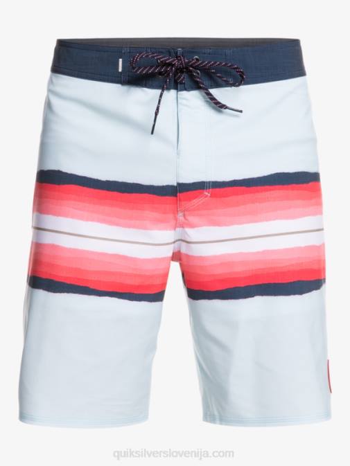 Quiksilver PJ4H1447 moški modro siva surfsilk resin tint 19 kratke hlače za desko