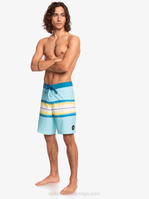 Quiksilver PJ4H1448 moški angelsko modra surfsilk resin tint 19 kratke hlače za desko