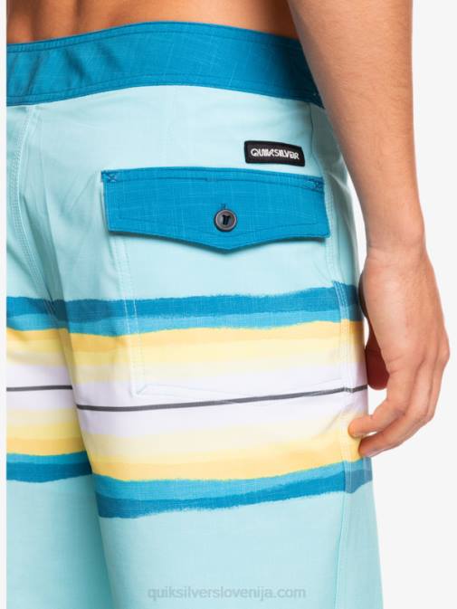 Quiksilver PJ4H1448 moški angelsko modra surfsilk resin tint 19 kratke hlače za desko