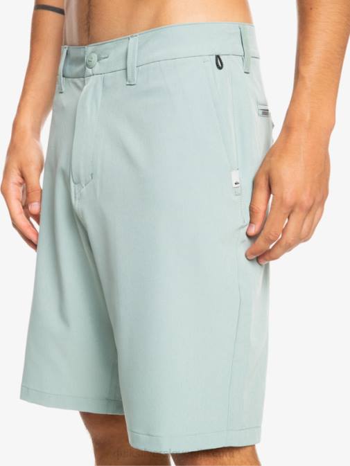 Quiksilver PJ4H144 moški zeleno okolje kratke hlače ocean union amphibian 20 hybrid
