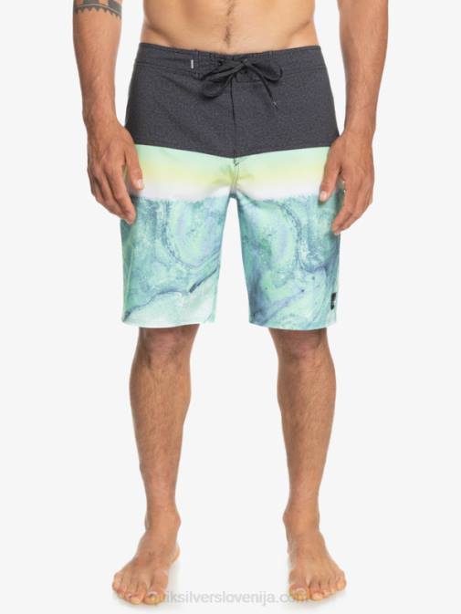 Quiksilver PJ4H1451 moški zeleni pepel deskarske hlače surfsilk panel 20