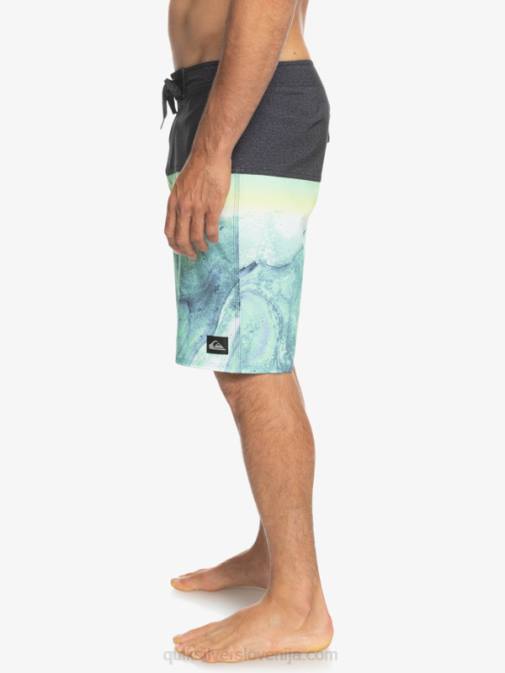 Quiksilver PJ4H1451 moški zeleni pepel deskarske hlače surfsilk panel 20