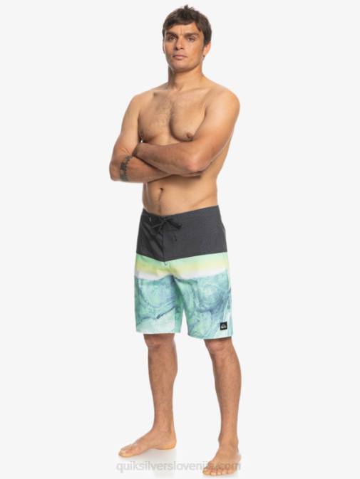 Quiksilver PJ4H1451 moški zeleni pepel deskarske hlače surfsilk panel 20