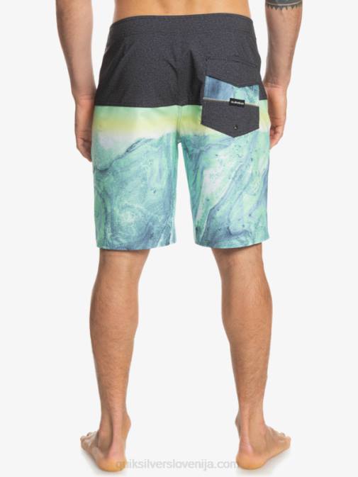 Quiksilver PJ4H1451 moški zeleni pepel deskarske hlače surfsilk panel 20