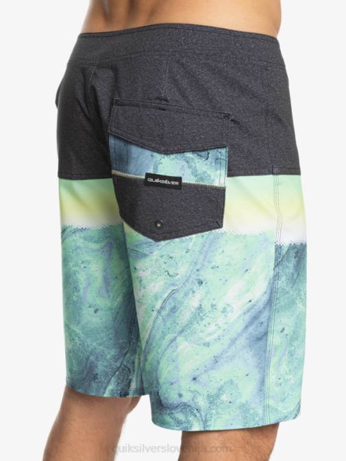 Quiksilver PJ4H1451 moški zeleni pepel deskarske hlače surfsilk panel 20