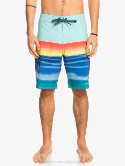 Quiksilver PJ4H1455 moški bazen zelen deskarske hlače surfsilk panel 20