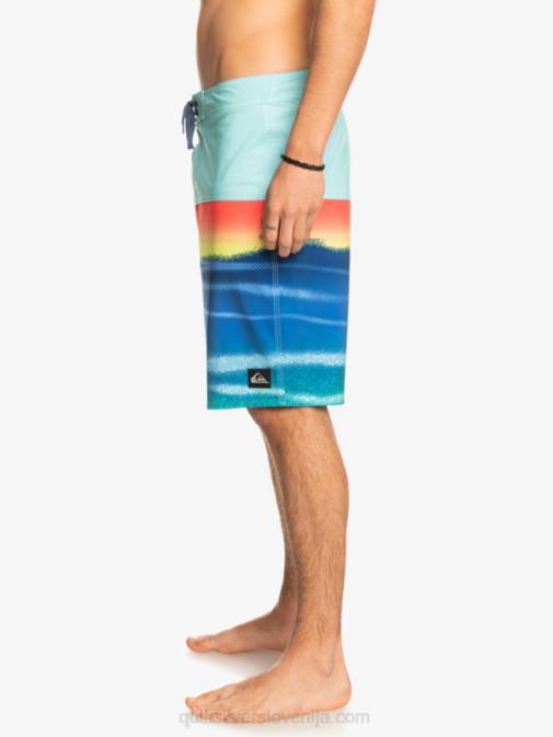 Quiksilver PJ4H1455 moški bazen zelen deskarske hlače surfsilk panel 20
