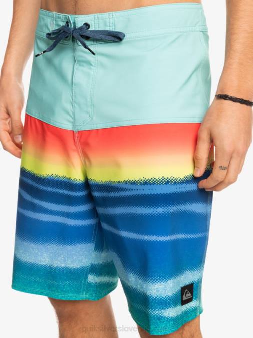 Quiksilver PJ4H1455 moški bazen zelen deskarske hlače surfsilk panel 20