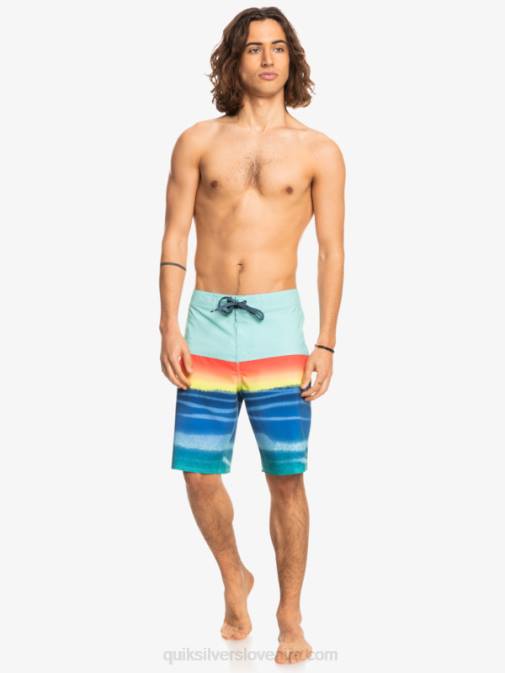 Quiksilver PJ4H1455 moški bazen zelen deskarske hlače surfsilk panel 20