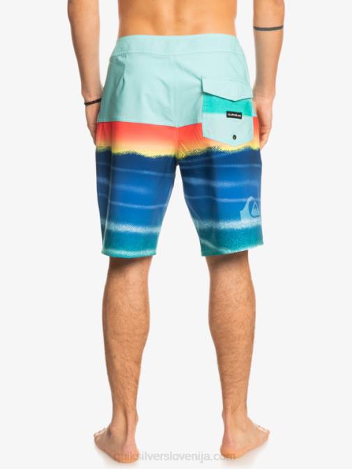 Quiksilver PJ4H1455 moški bazen zelen deskarske hlače surfsilk panel 20