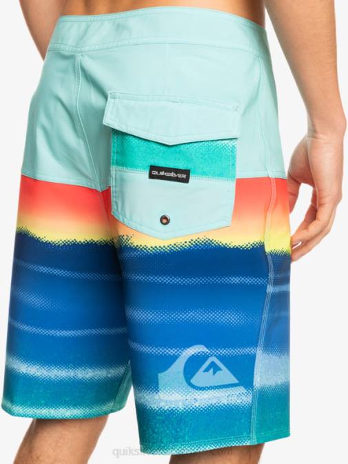 Quiksilver PJ4H1455 moški bazen zelen deskarske hlače surfsilk panel 20