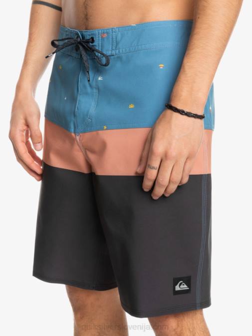 Quiksilver PJ4H1458 moški deželno modra deskarske hlače surfsilk panel 20