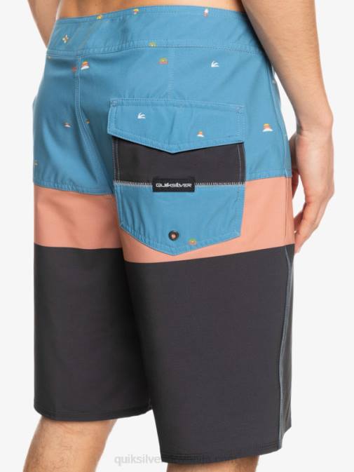 Quiksilver PJ4H1458 moški deželno modra deskarske hlače surfsilk panel 20