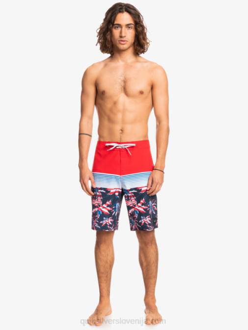 Quiksilver PJ4H1459 moški rdeča z visokim tveganjem deskarske hlače surfsilk panel 20