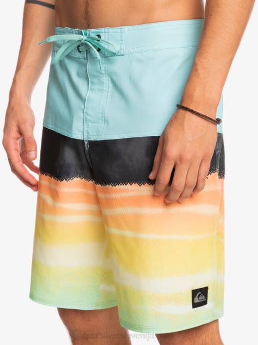 Quiksilver PJ4H1463 moški angelsko modra deskarske hlače surfsilk panel 20