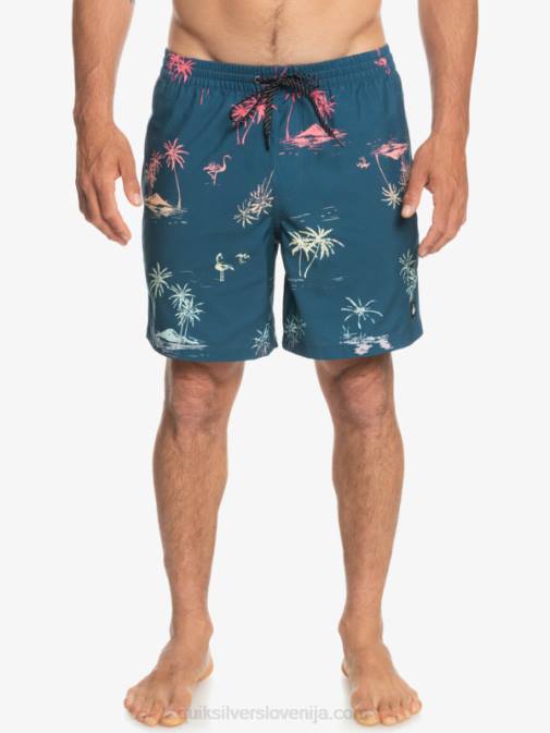 Quiksilver PJ4H1465 moški majolika modra vsakdanji mix 17 volejev