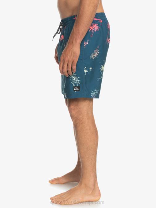 Quiksilver PJ4H1465 moški majolika modra vsakdanji mix 17 volejev