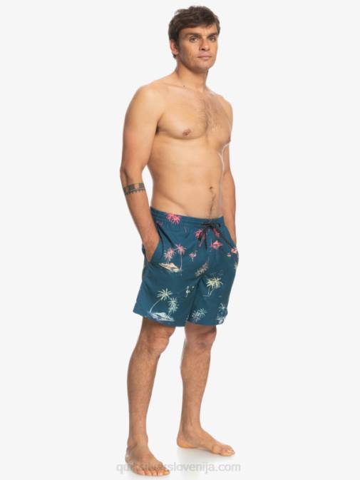 Quiksilver PJ4H1465 moški majolika modra vsakdanji mix 17 volejev