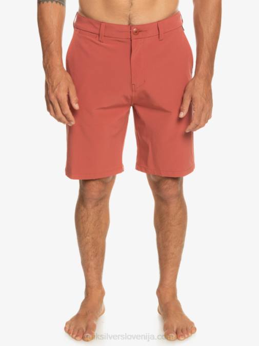 Quiksilver PJ4H147 moški marsala kratke hlače ocean union amphibian 20 hybrid