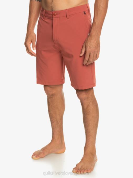 Quiksilver PJ4H147 moški marsala kratke hlače ocean union amphibian 20 hybrid