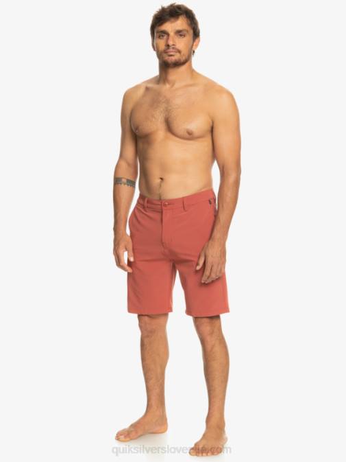 Quiksilver PJ4H147 moški marsala kratke hlače ocean union amphibian 20 hybrid