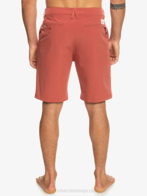 Quiksilver PJ4H147 moški marsala kratke hlače ocean union amphibian 20 hybrid