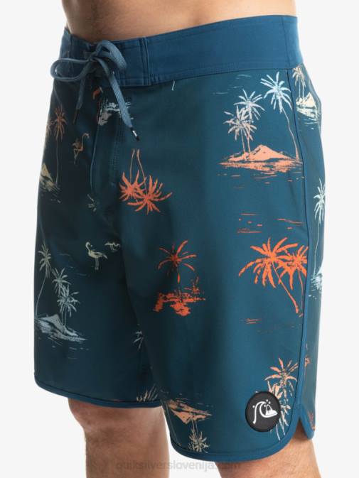Quiksilver PJ4H1492 moški majolika modra deskarske hlače surfsilk scallop 19