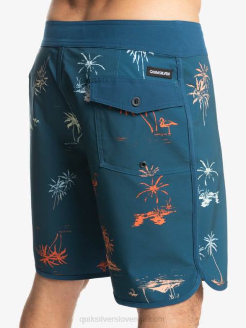 Quiksilver PJ4H1492 moški majolika modra deskarske hlače surfsilk scallop 19
